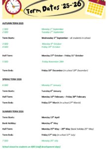School Term Dates | Studley High School