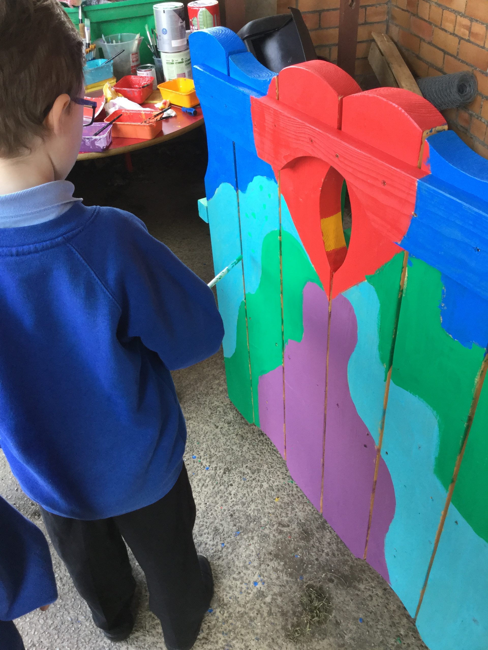 Early Years Reading Bench East Rainton Primary School