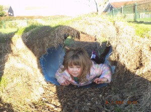 Crawling on our tummies