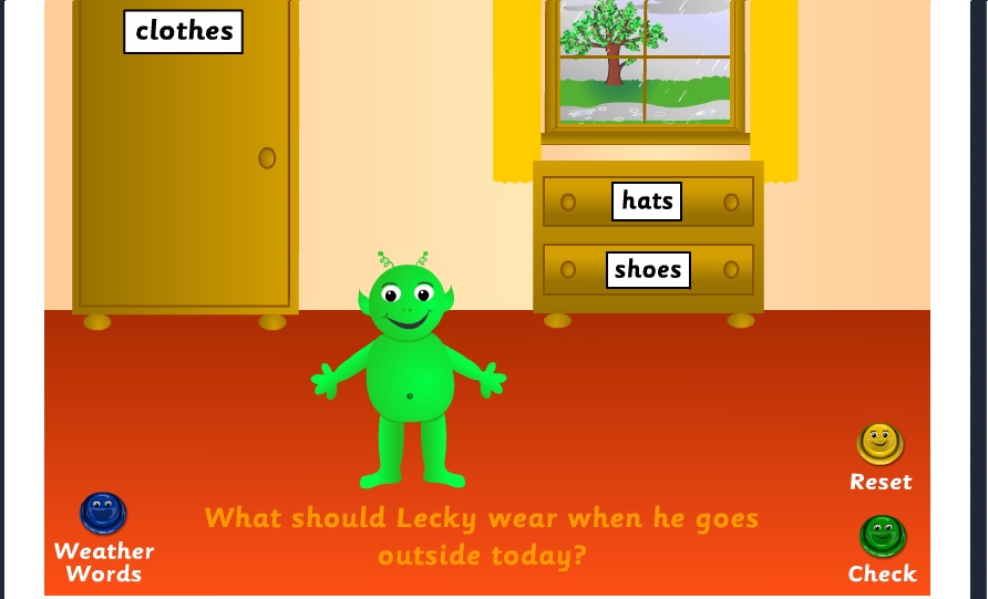 What’s the weather like today? Helen Gibson Nursery