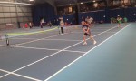 Backhand return from Maddy