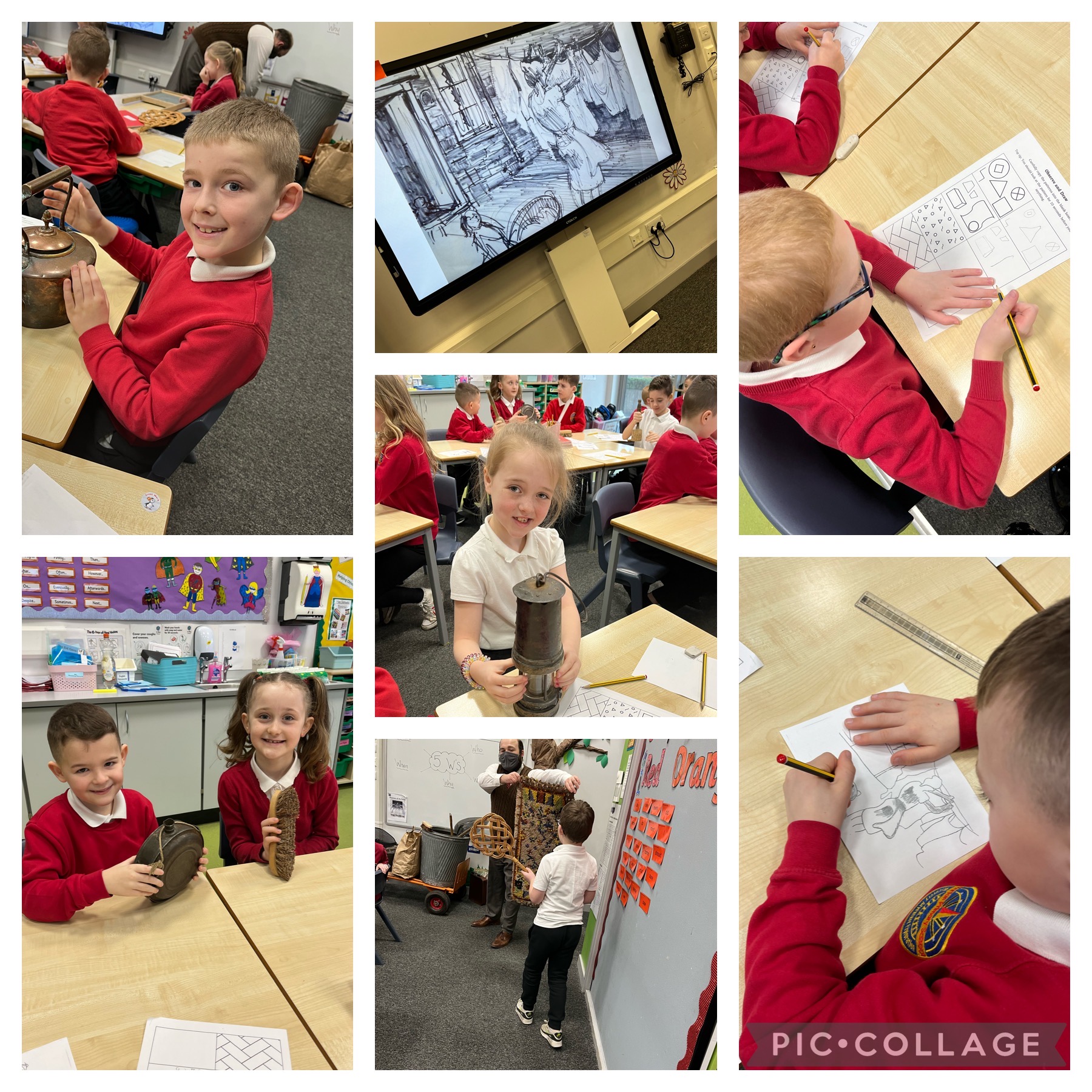 Norman Cornish Artwork – Harton Primary School