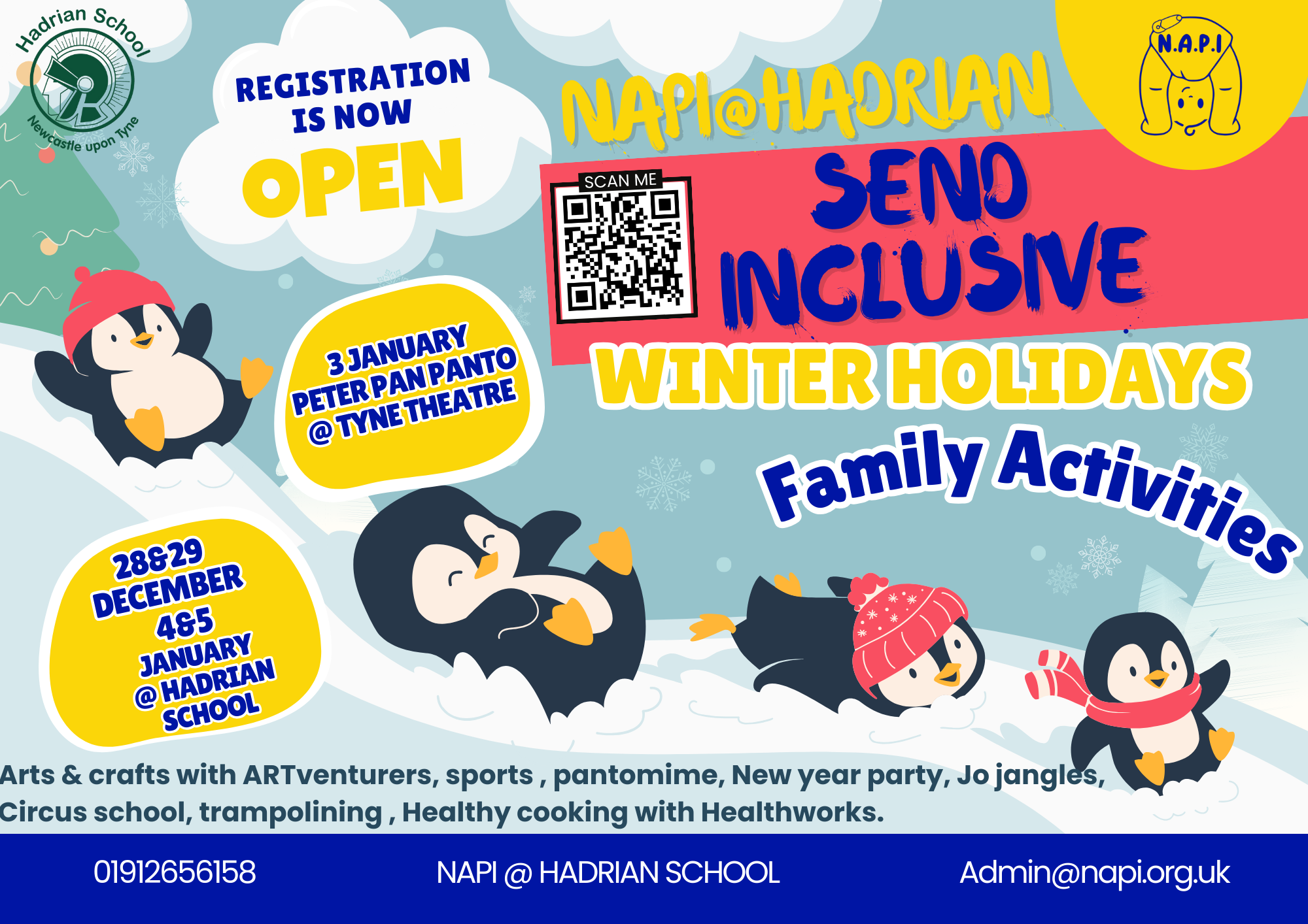 Winter HAF Family Activity Club Hadrian School