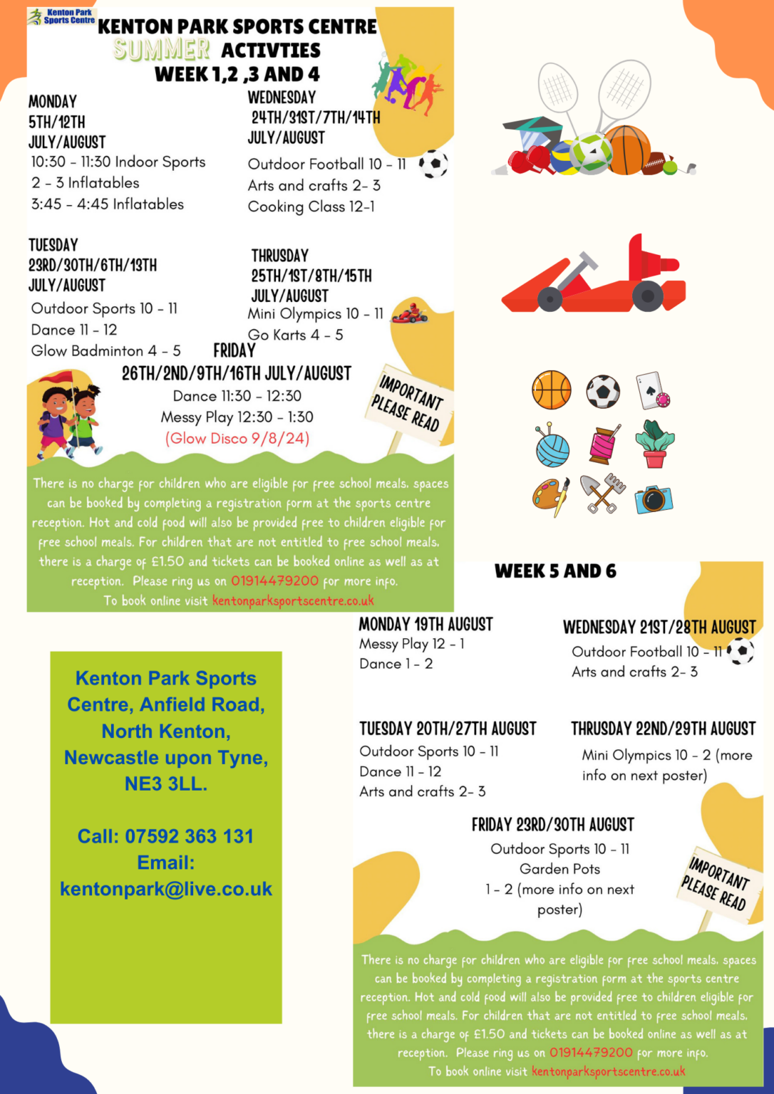 Free fun and activities Kenton Parks Sports Centre | Hadrian School