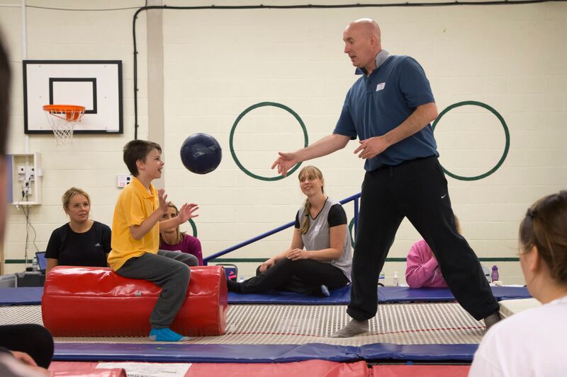 Rebound Therapy For SEN HEADS Training Centre