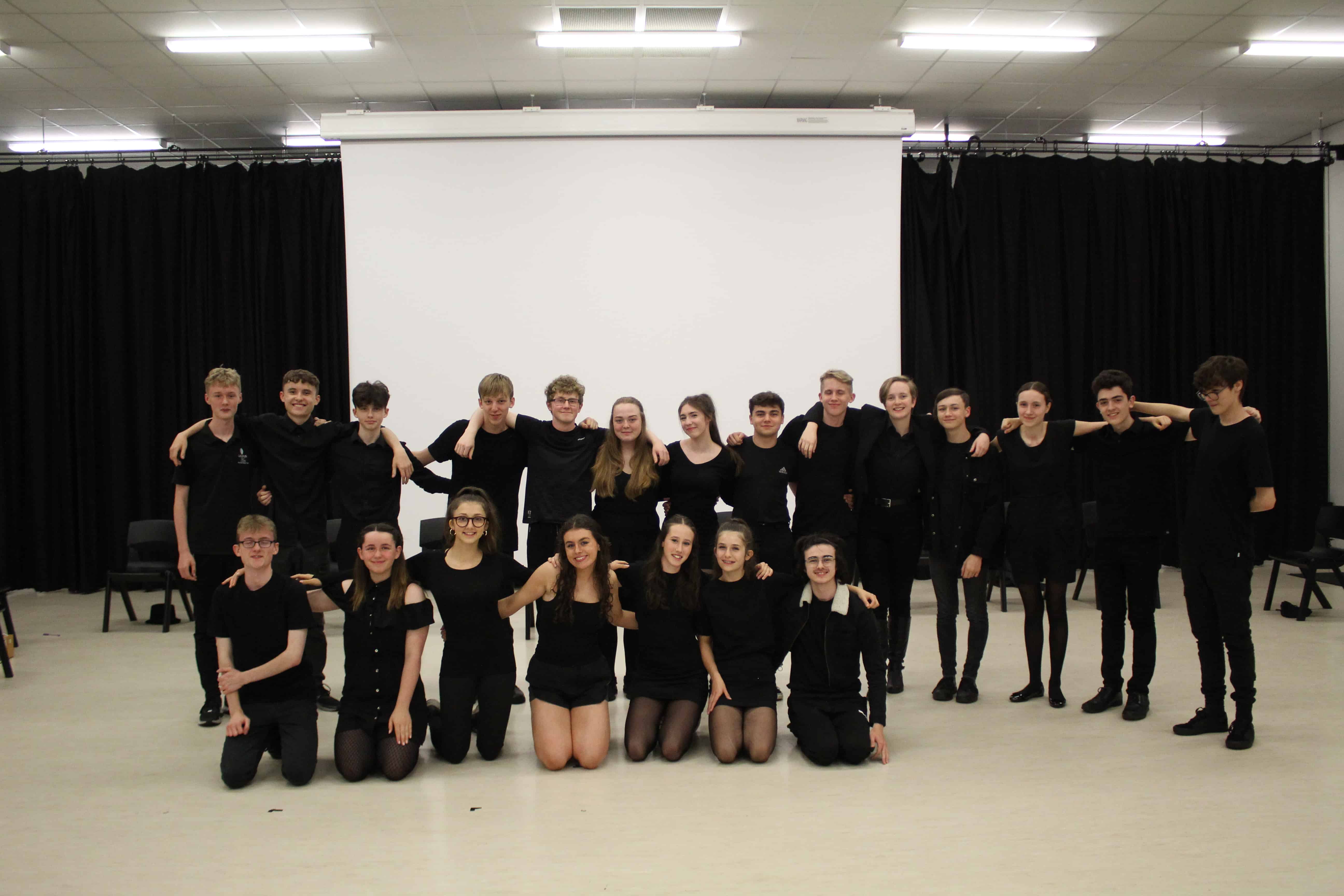 Students from Laurus Ryecroft involved in Laurus Limelights join the wider Laurus Trust students for a group photo