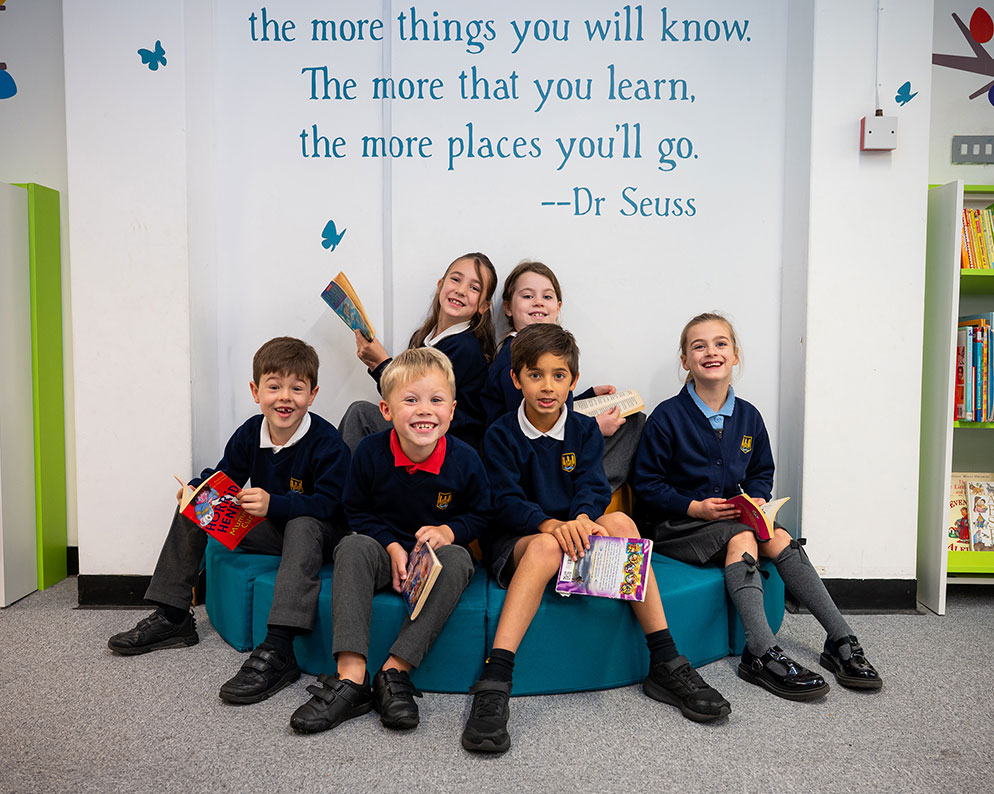 school children learning