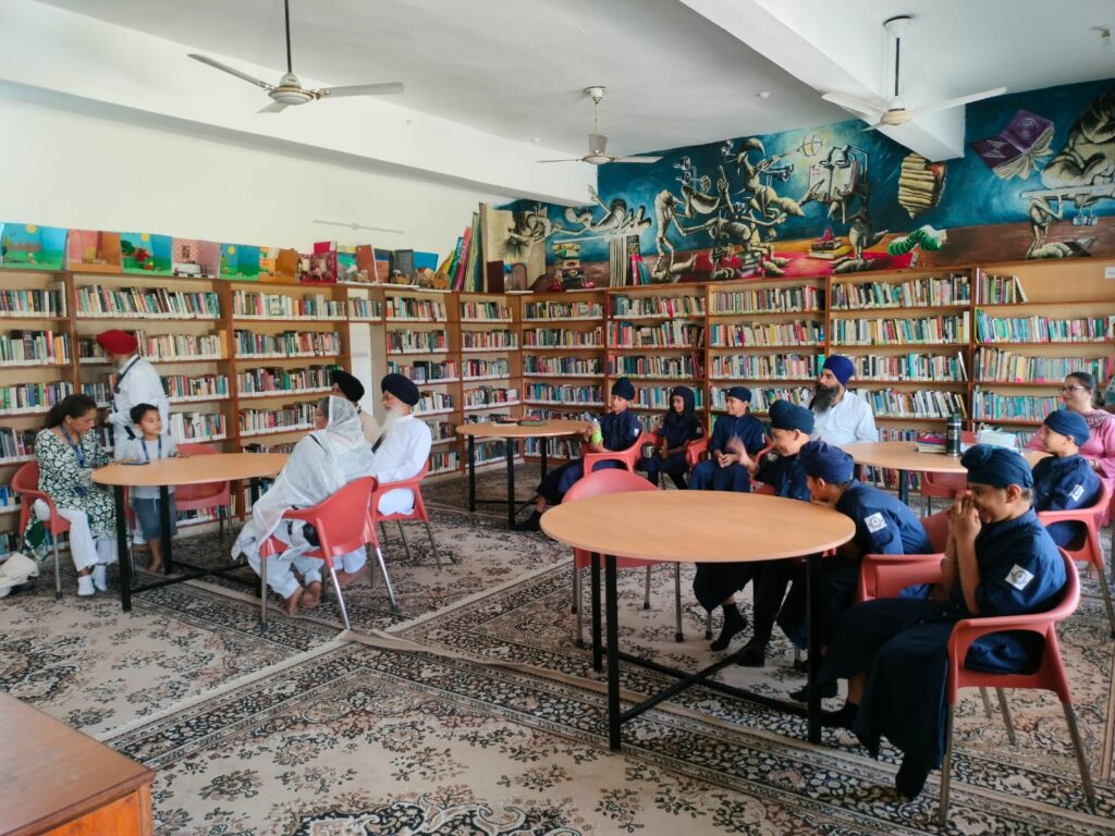 Miri Piri Academy Boarding School Students interacting with their grandparents during the special occasion of Grandparents Day