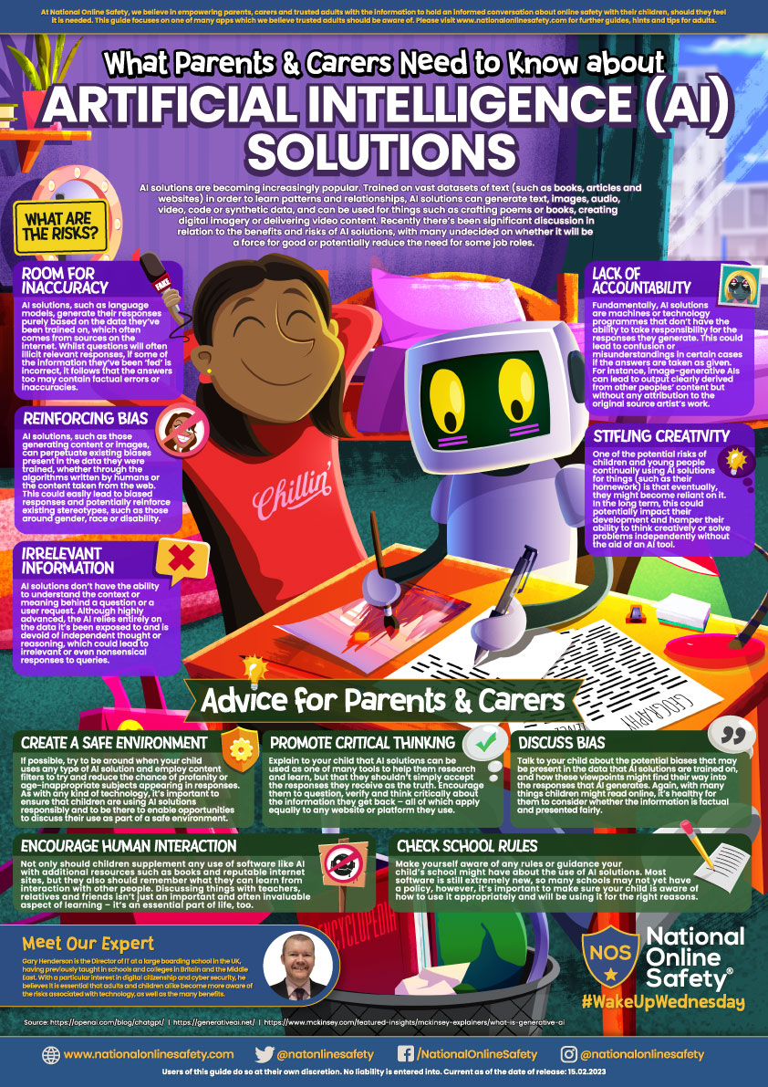 Online Safety Guide – Artificial Intelligence | NCEA Duke's Secondary ...