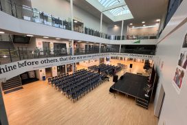 Dance show theatre set up - Atrium"