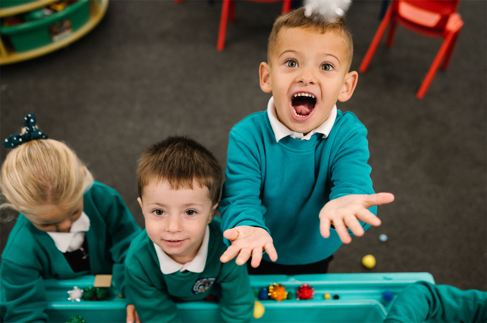 Students from James Knott Primary School