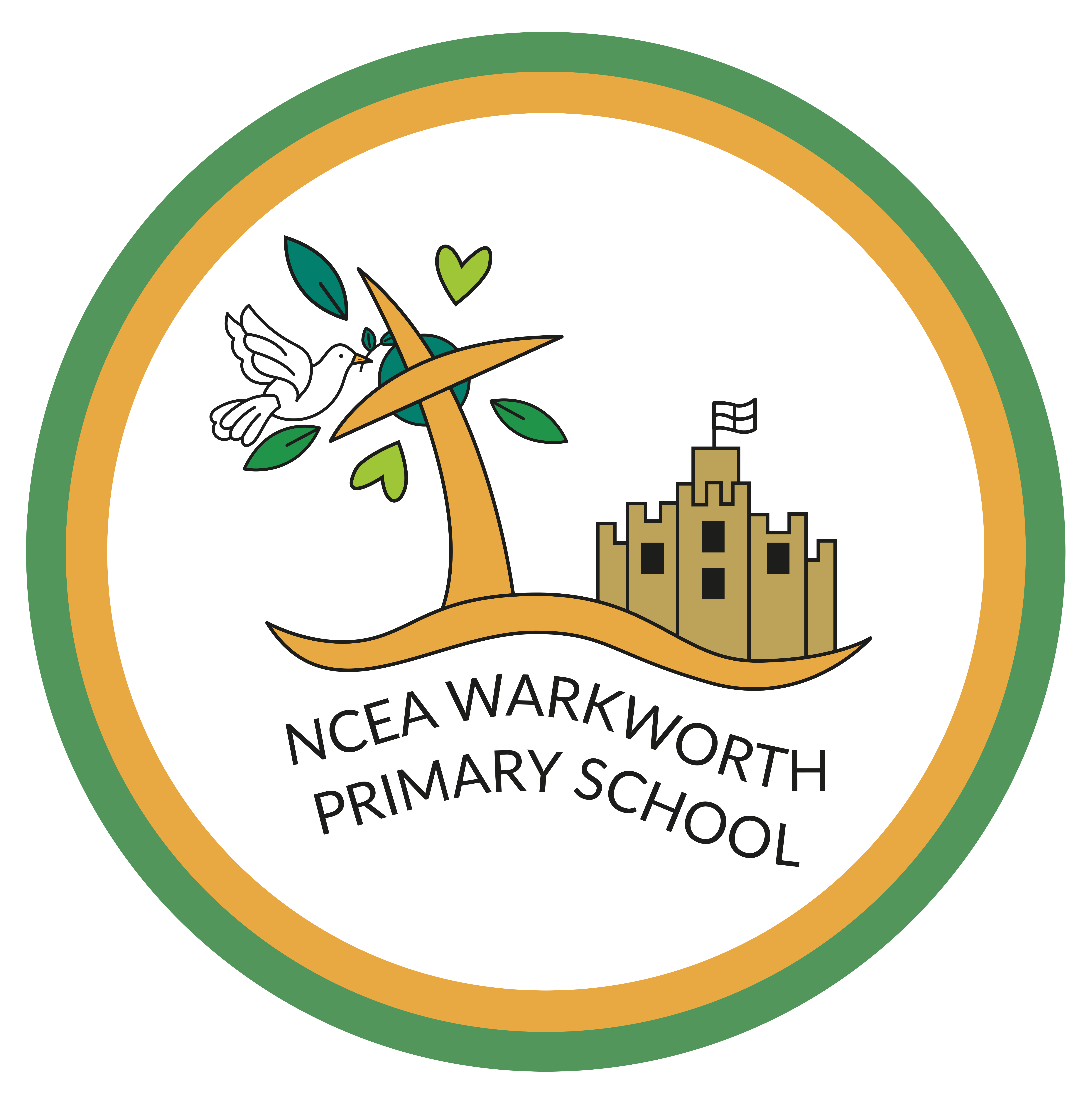 Warkworth C of E Primary School logo