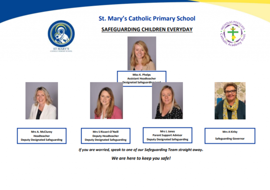 Safeguarding & Child Protection | St. Mary's Catholic Primary School