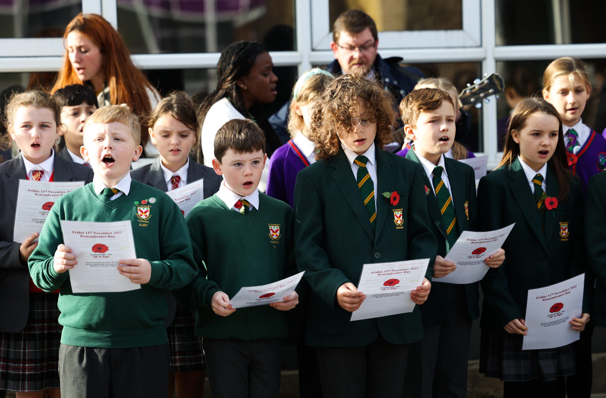 The Remembrance Service at Postgate House on November 11 2022