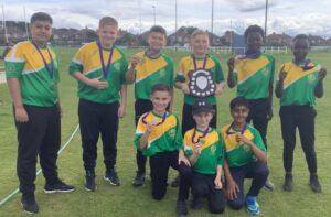 Cricketers from St Alphonsus' Primary School 