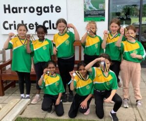 Cricketers from St Alphonsus' Primary School 