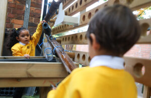 Learning and having fun in the new nursery