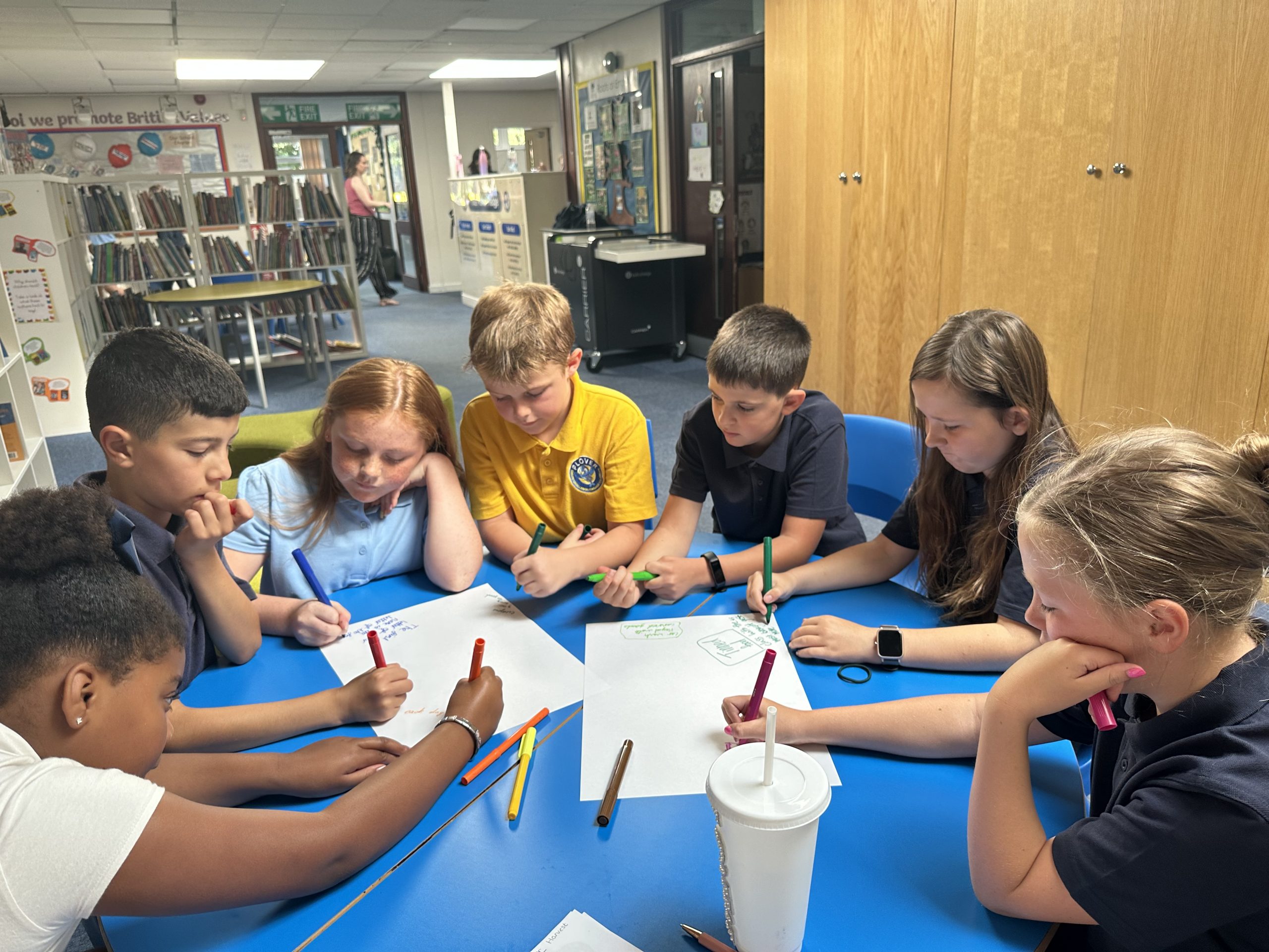 Student ambassadors first meet of the year! Plover School