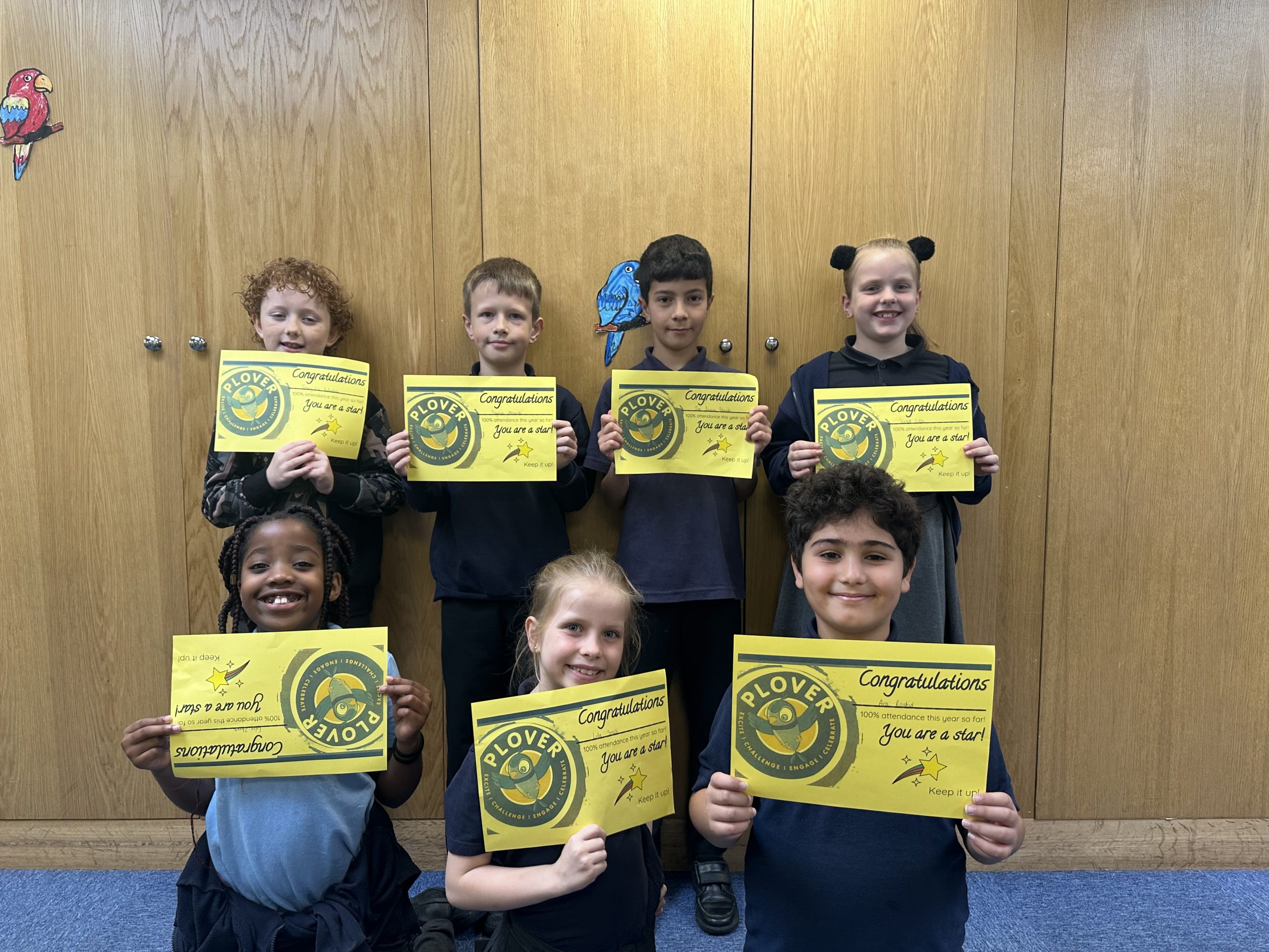 100 attendance Plover School