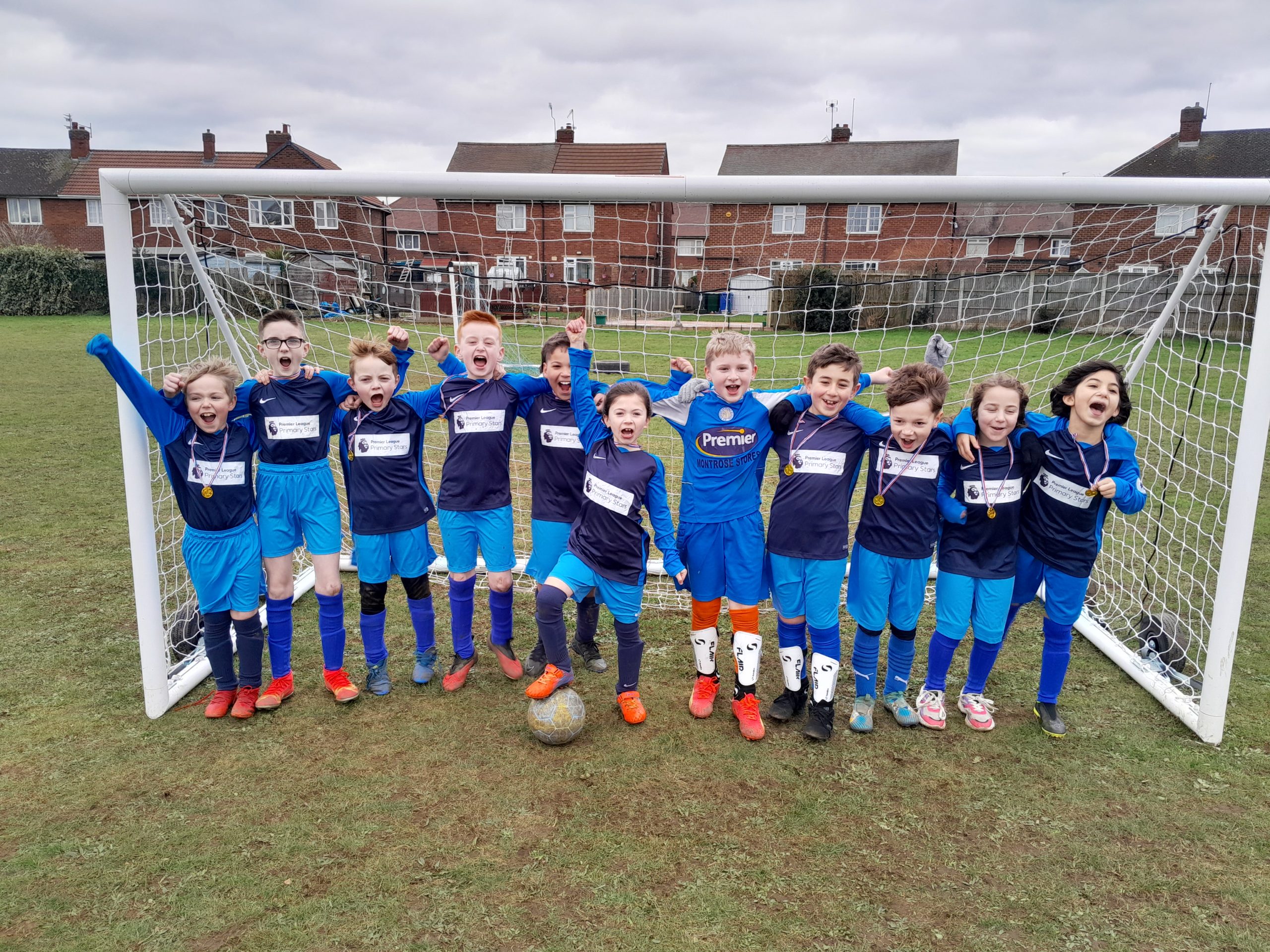 Y3/4 Local Schools Football Champions Plover School