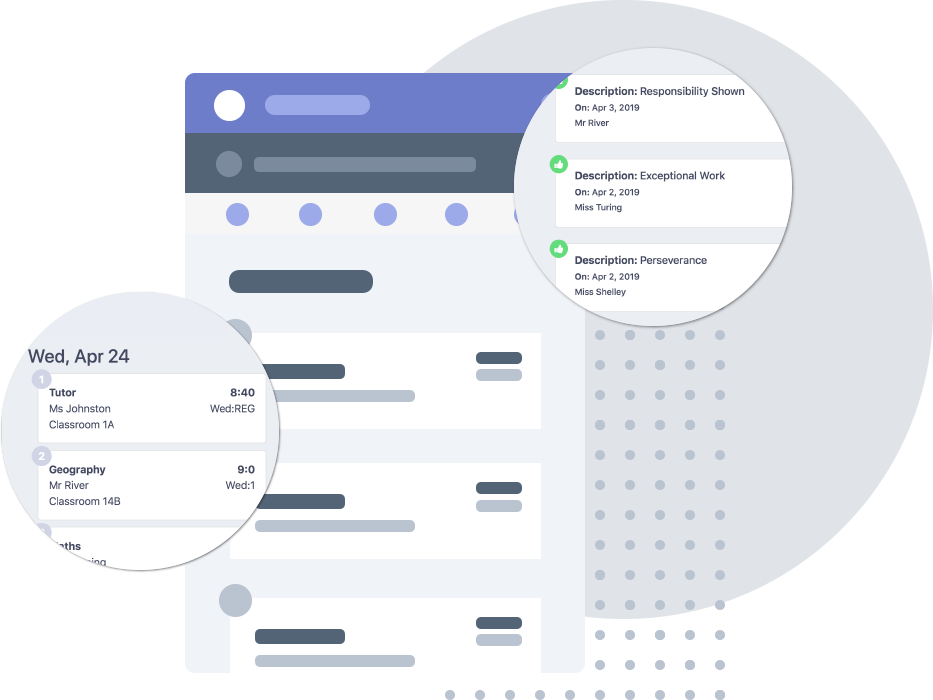 Parent application graphic