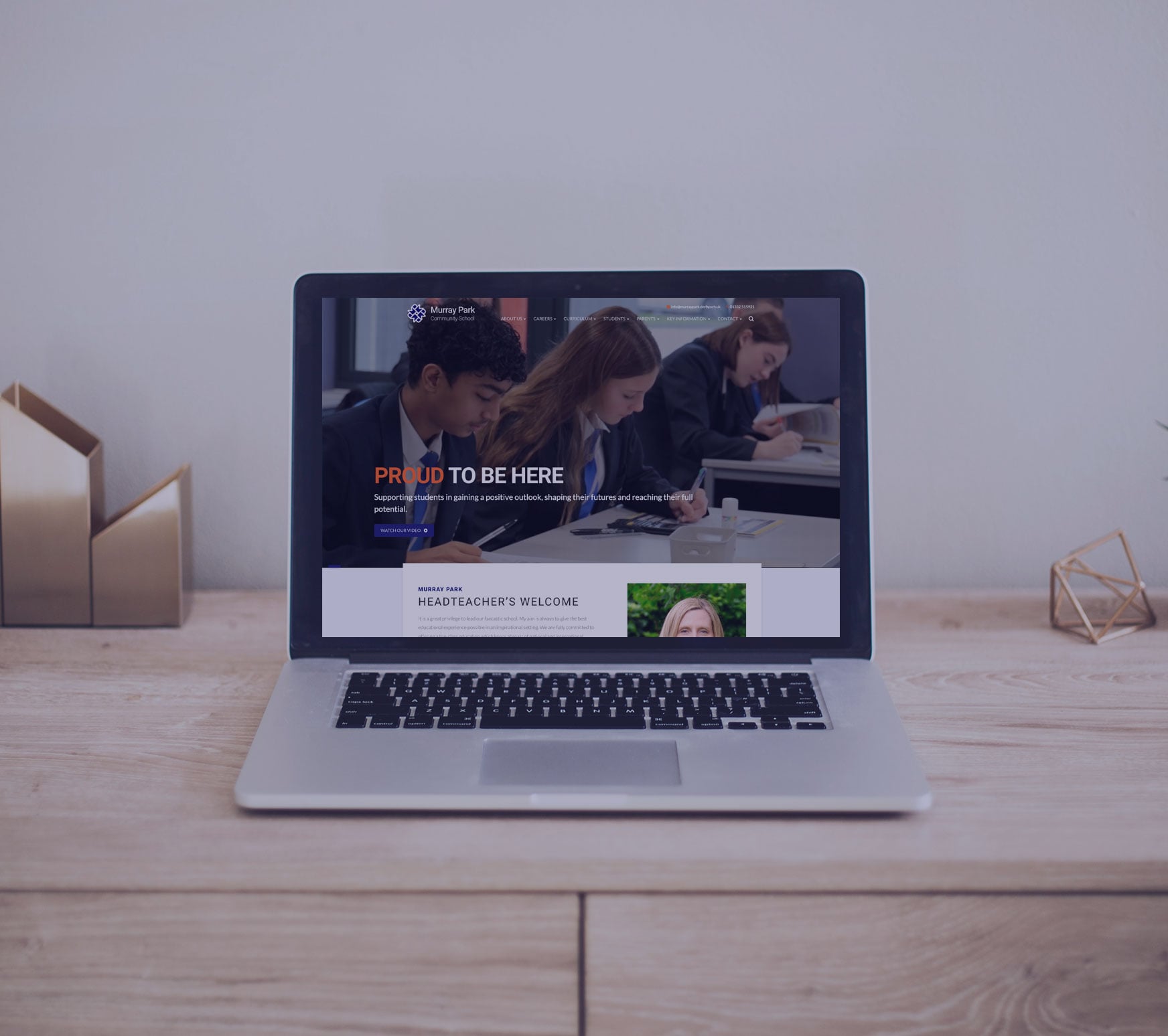 Murray Park School website designed by Realsmart