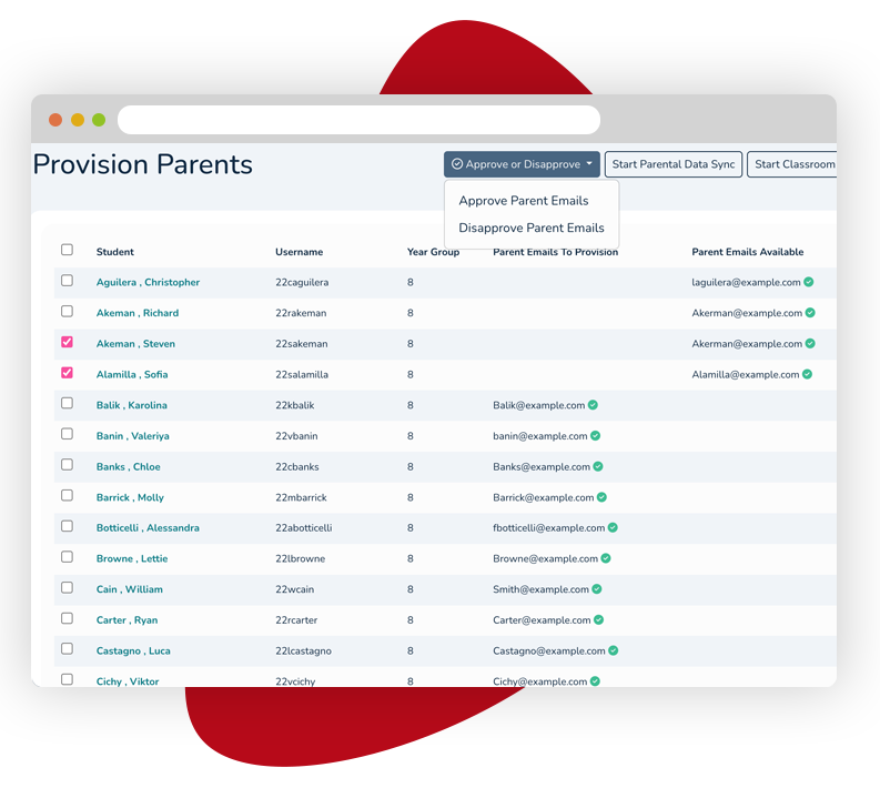 Featured image from realsmart Admin, showing when a guardian sync for classroom.