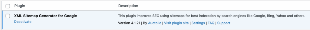 sitemap plugin in the plugin library