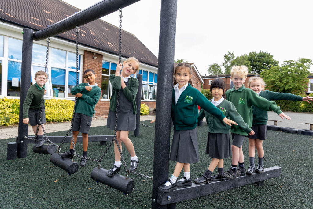 students at play