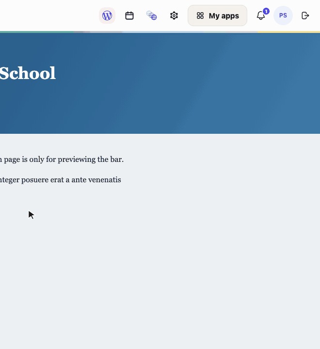 A teacher opens their timetable from the Realsmart bar: class codes, rooms and free periods, then Thursday's lessons
