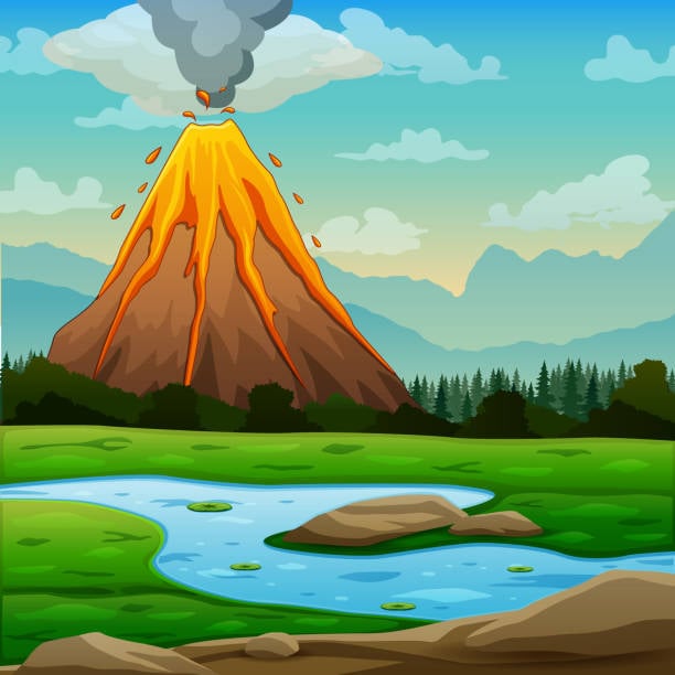 270+ Volcano Eruption Lake Stock Illustrations, Royalty-Free Vector Graphics & Clip Art - iStock