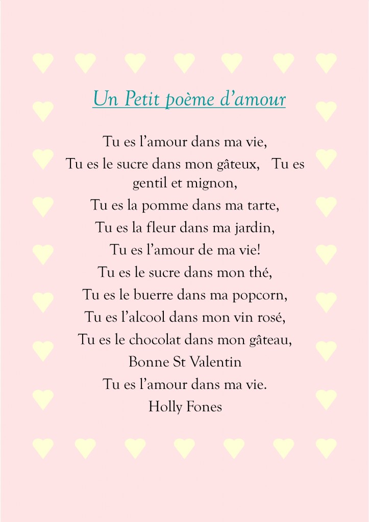 Holly Fones French Poem