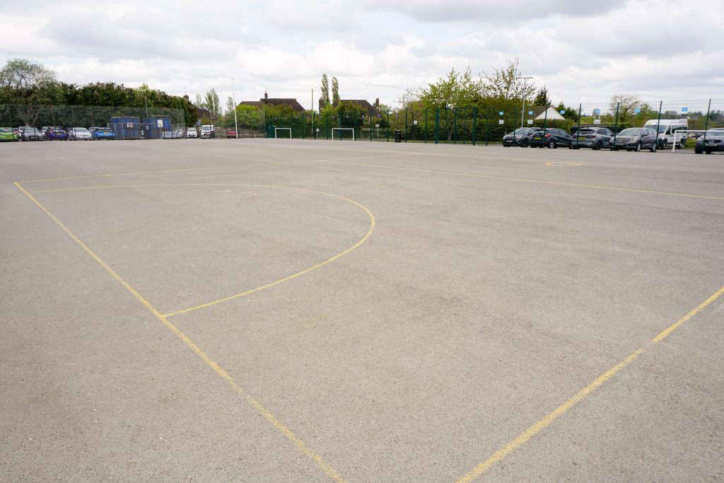 Tennis and Netball Courts at Warden Park Secondary Academy