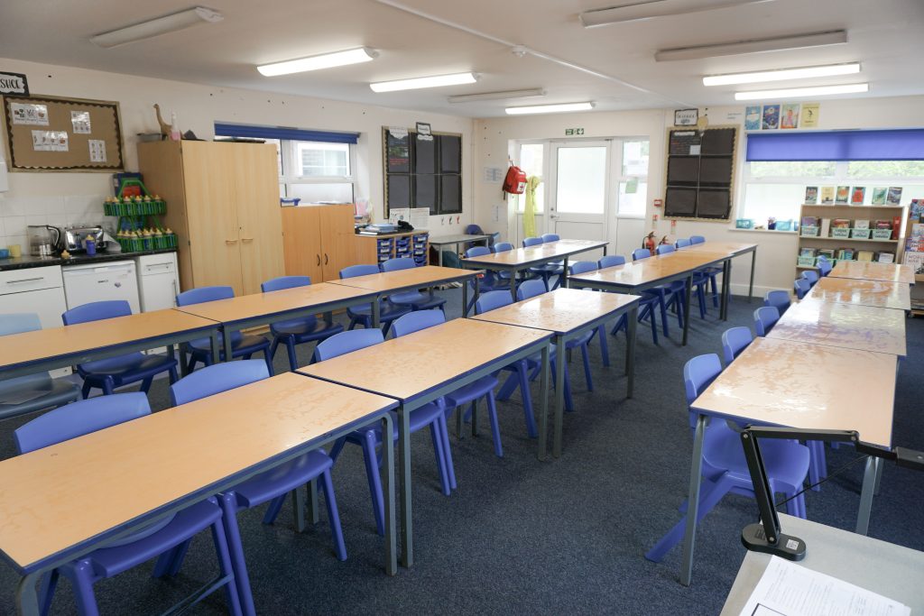 Enclosed Classroom space at Warden Park Primary Academy