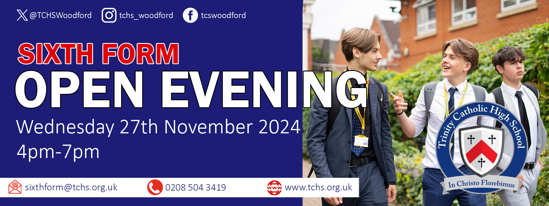 Sixth Form Open Evening | Trinity Catholic High School