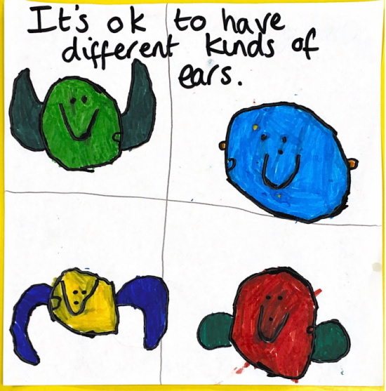 It's ok to have different kinds of ears