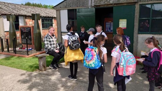 Year 5 Children at Eden Camp