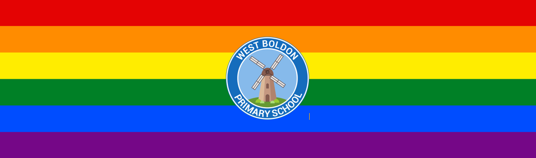 west boldon logo pride banner