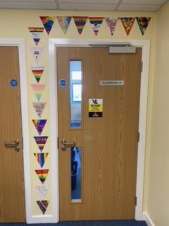 Year 6s decorated door