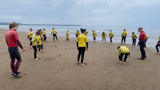 Year 5 ready to surf