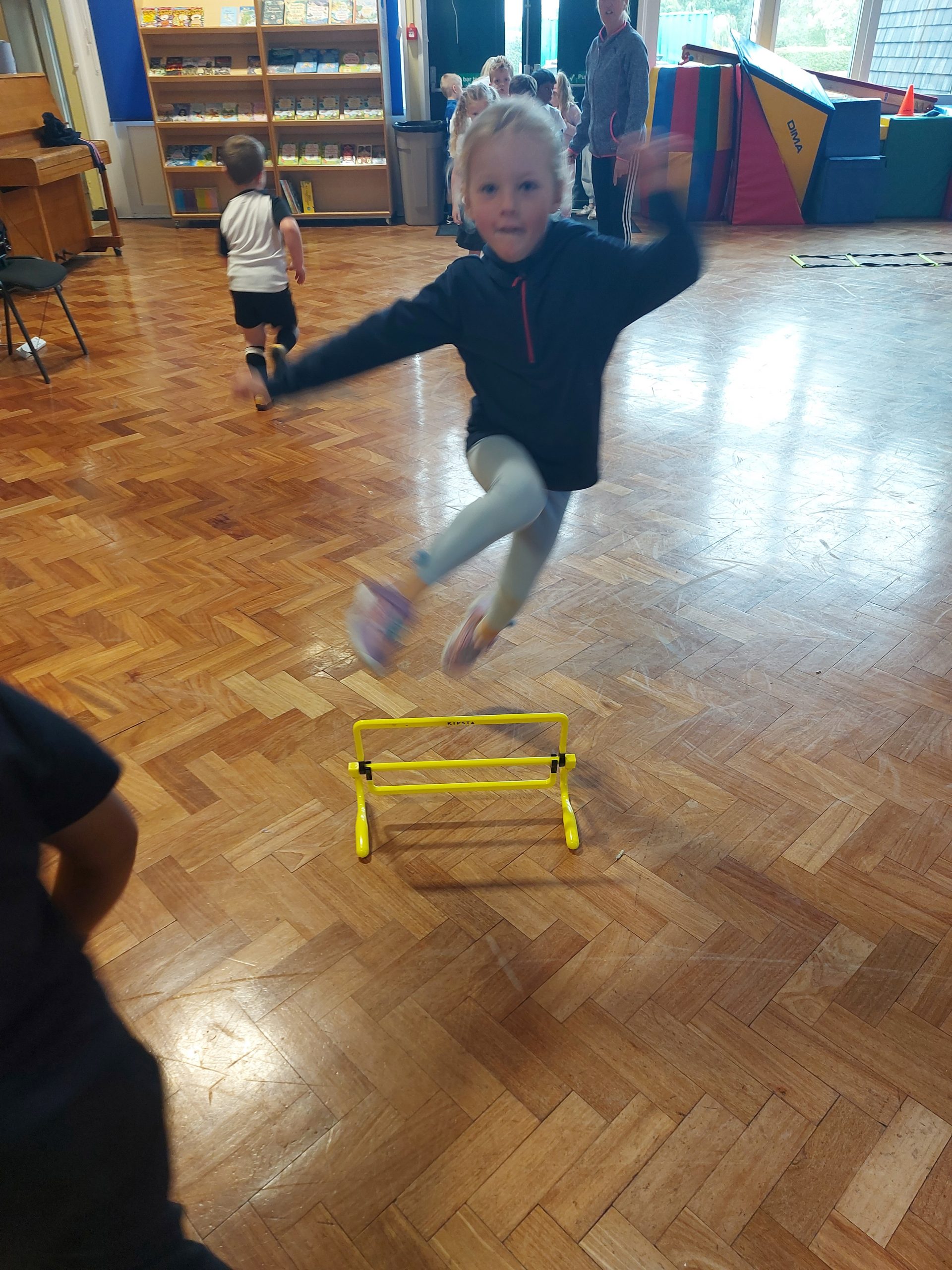 Year 1 enjoying their PT session