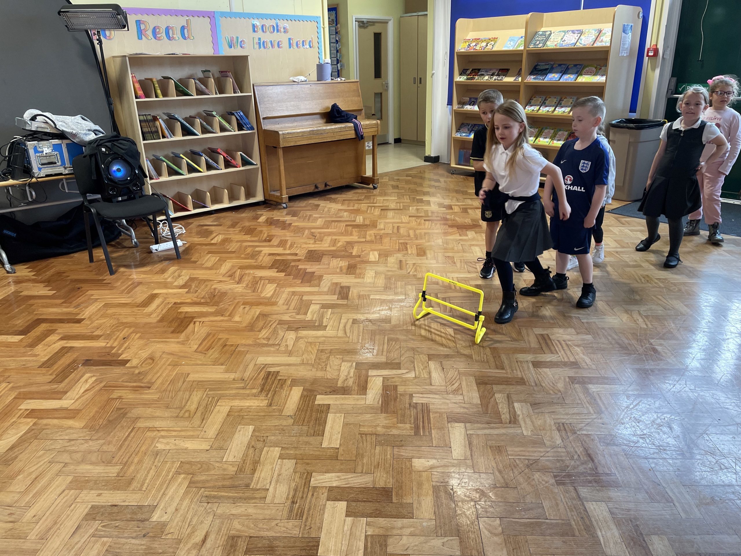 Year 2 enjoying their PT session