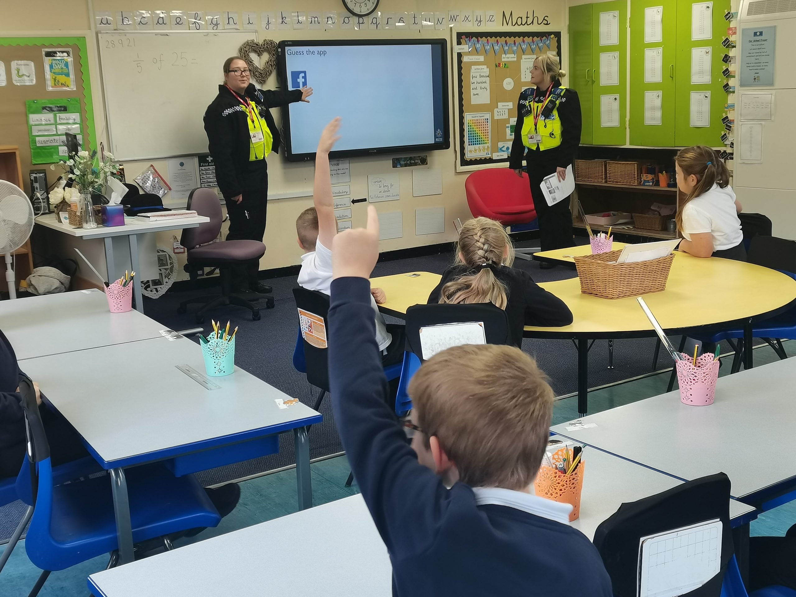 Class 10's visit from the police