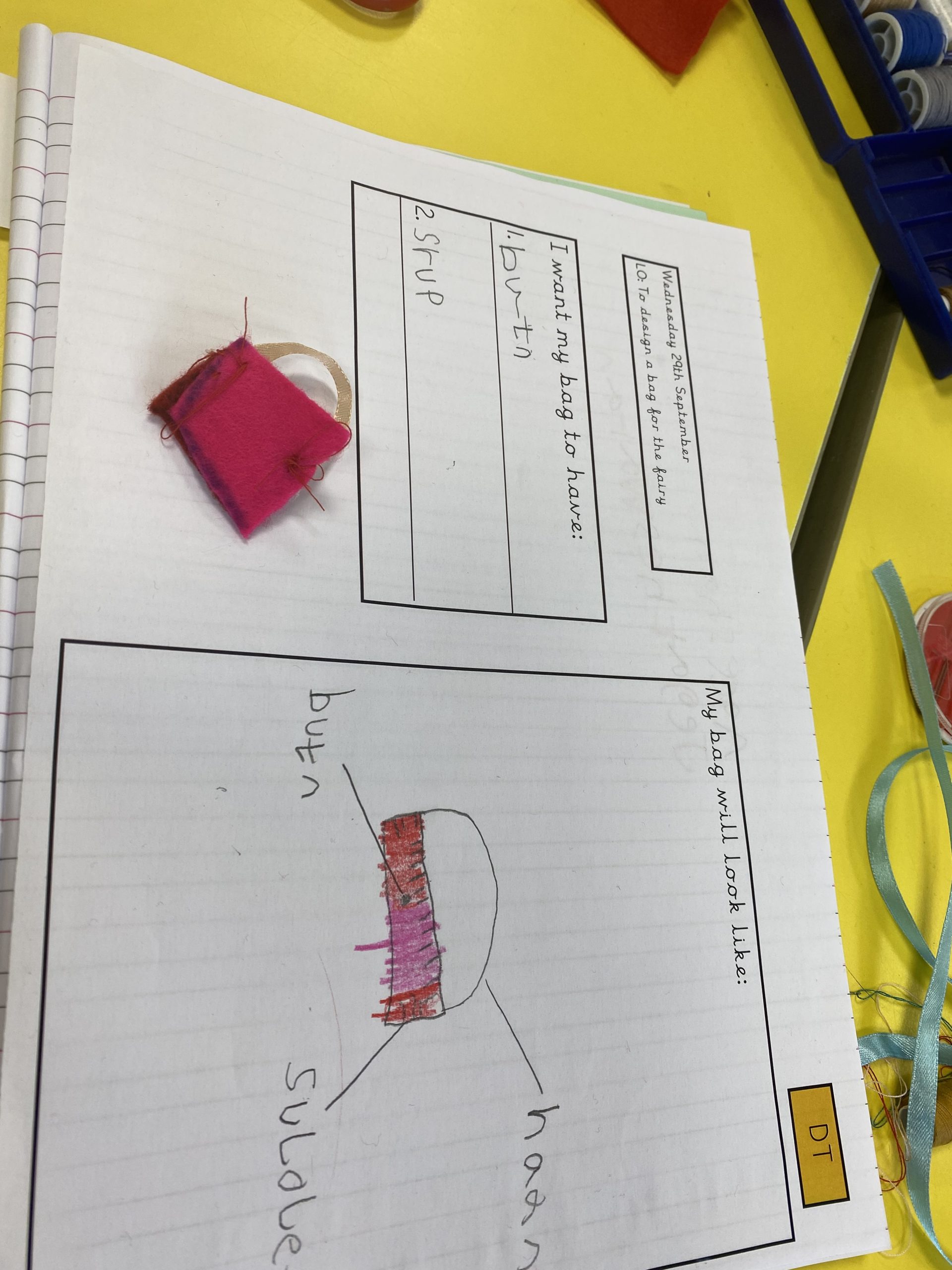 Class 4's fairy bags