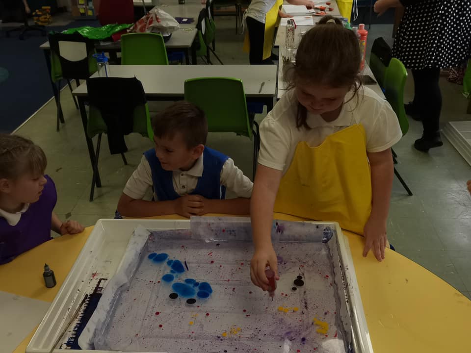 Year 4 marbling