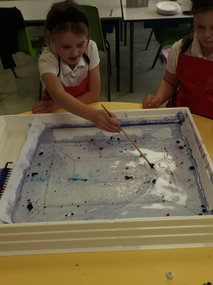 Year 4 marbling