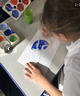 Year 5 mixing colours