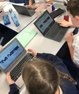 Year 5 making comic strips