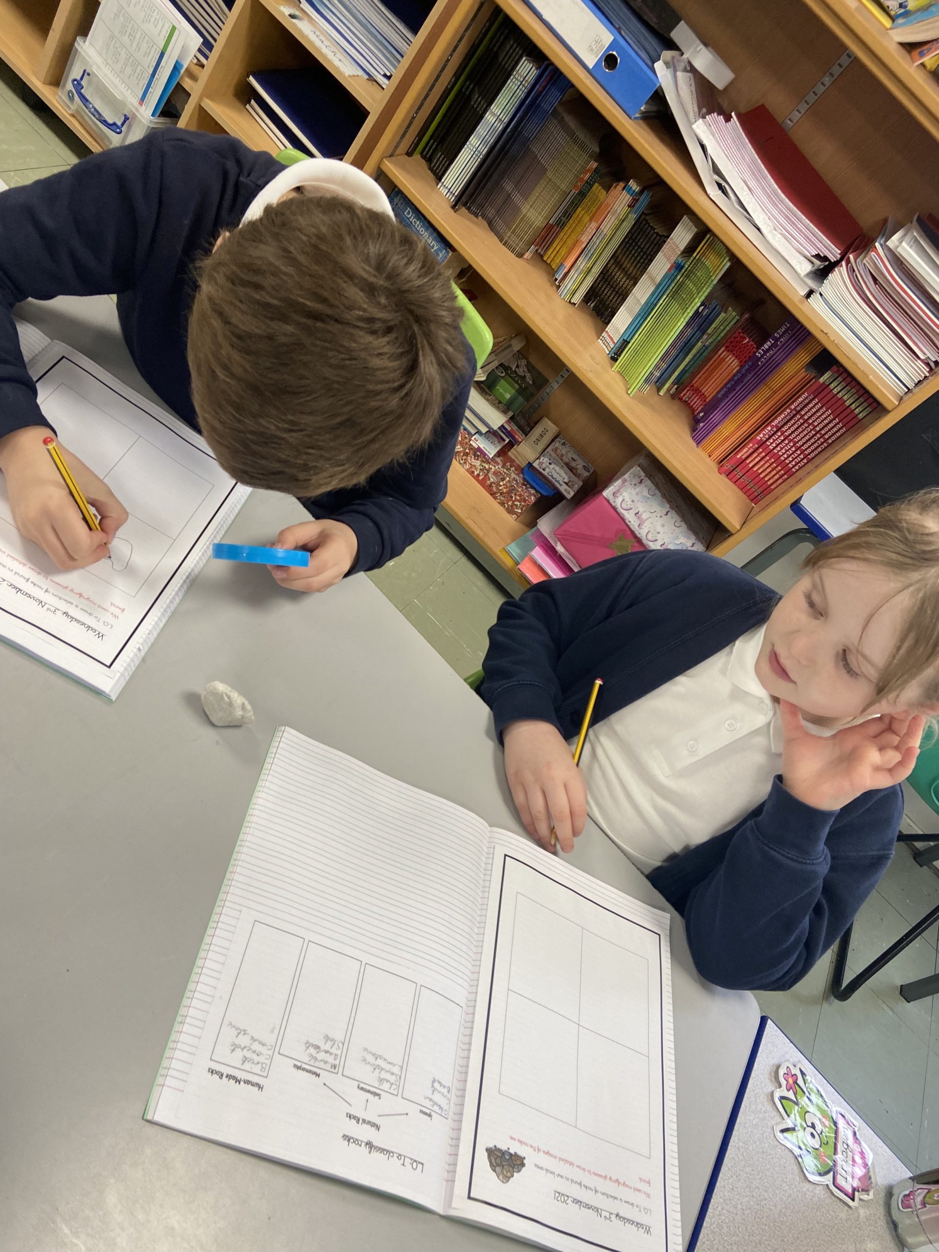 Year 4 investigating different rock types