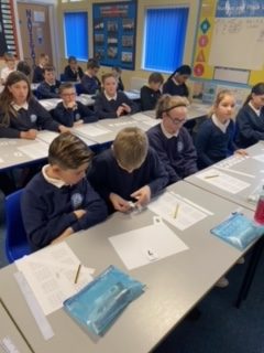 Year 6 taking part in Maths Week